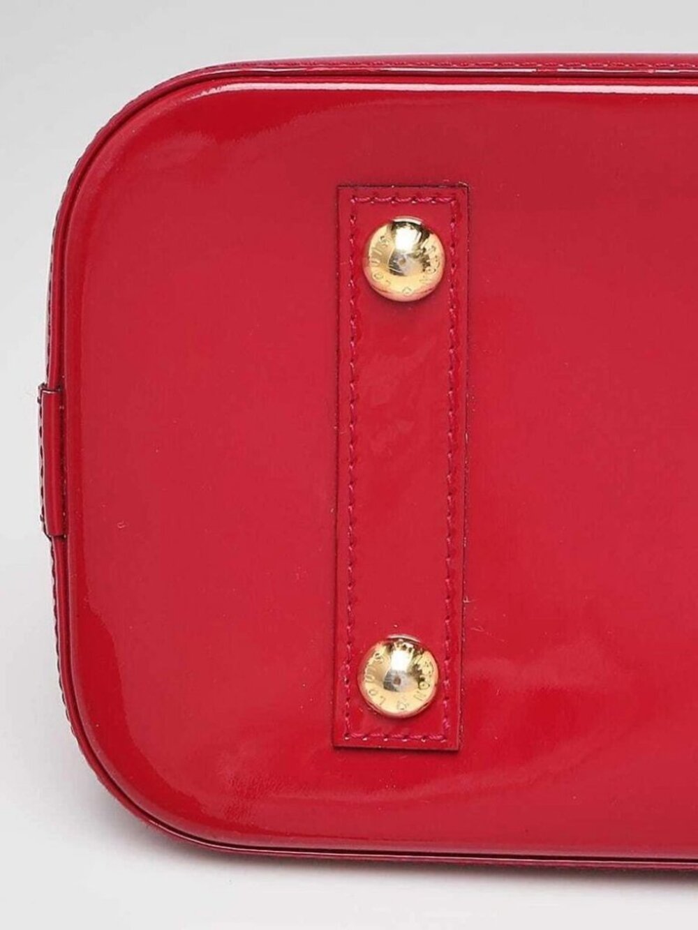 Louis Vuitton Rose Indian Monogram Vernis Alma PM Bag - Picture 9 of 12